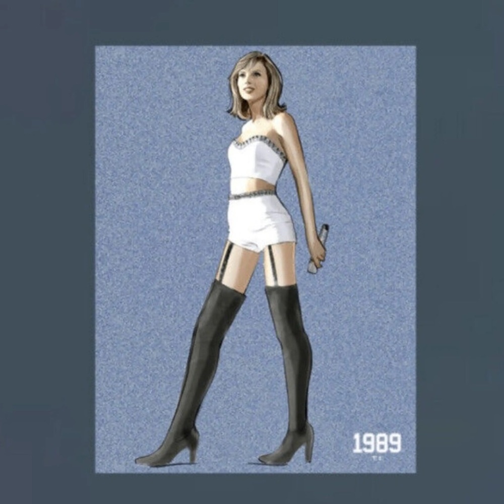 1989 Glitter Lithograph Taylor Swift